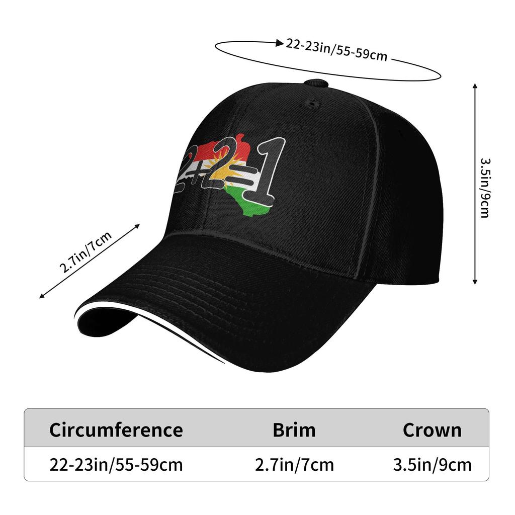 Cappellino da Baseball con Bandiera del Kurdistan Sole Estivo Uomo Donna Design Cappellino Trucker Dropshipping Casual Kpop Rock Cappellino Snapback