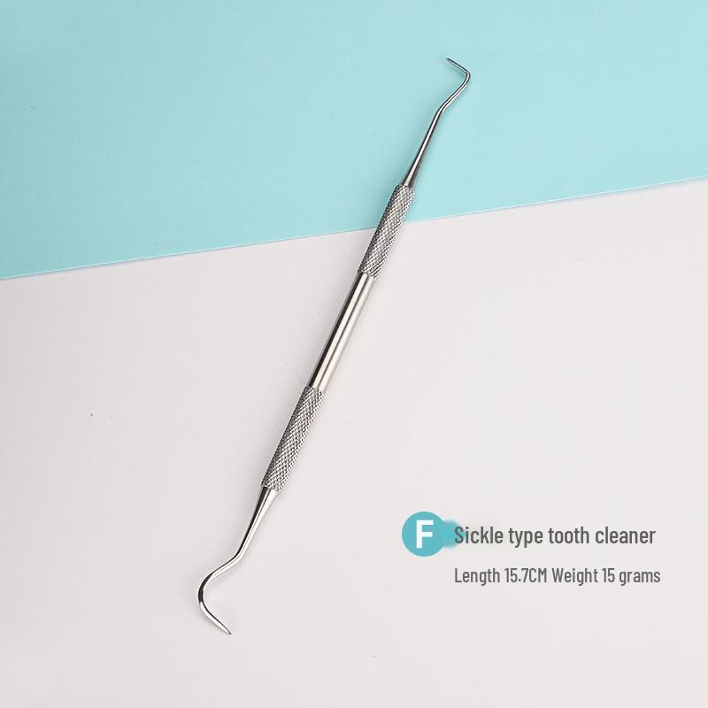 Stainless Steel Dental Tool Set - Mouth Mirror & Tartar Cleaning Care Tools