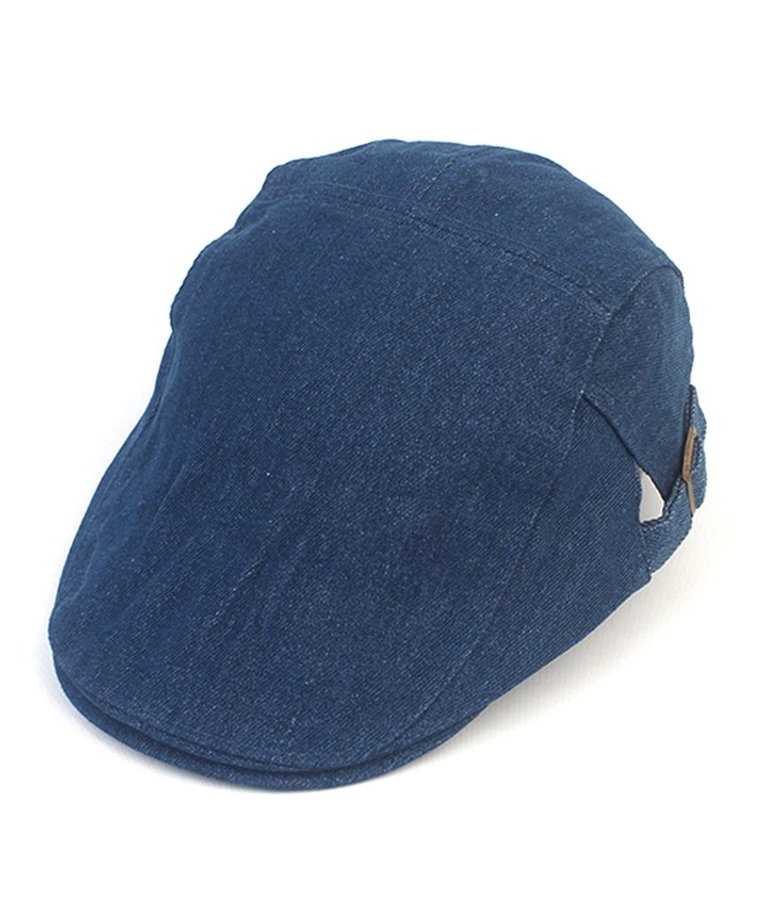 Washing Denim Side Belt Hunting Cap