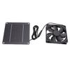 Solar Panel Fan Kit Solar Powered Exhaust Ventilation 4W for Small Greenhouses Sheds Pet Houses