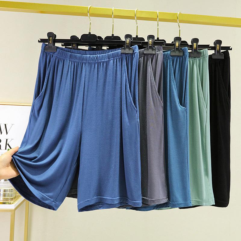 Men's Modal Summer Sleep Shorts - Loose, Lightweight Pajama Boxers