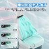 MACOLAUDER Car Chair Wall Fan, Clip Type, 3-Step Air Flow, USB Car Seat Fan,