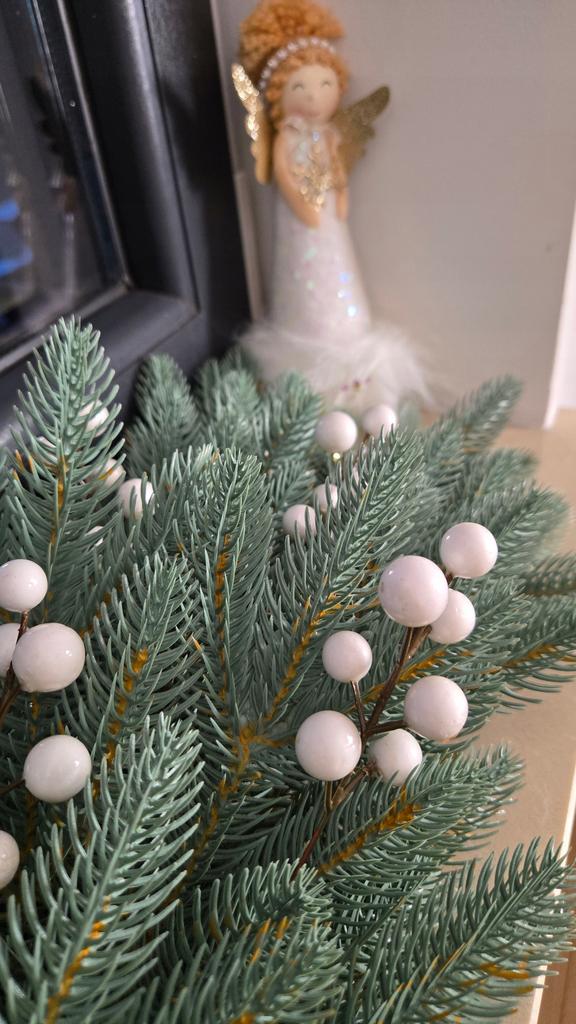 Christmas Wreath 100% Pe Spruce 3D Sky For Fireplace Decoration