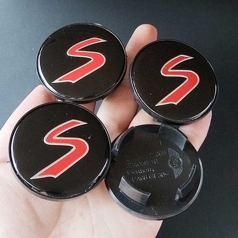 4pcs 54mm MINI WORKS Logo Emblem Car Wheel Center Hub Caps for BMW Mini Cooper Club Man Countryman Accessories ia2