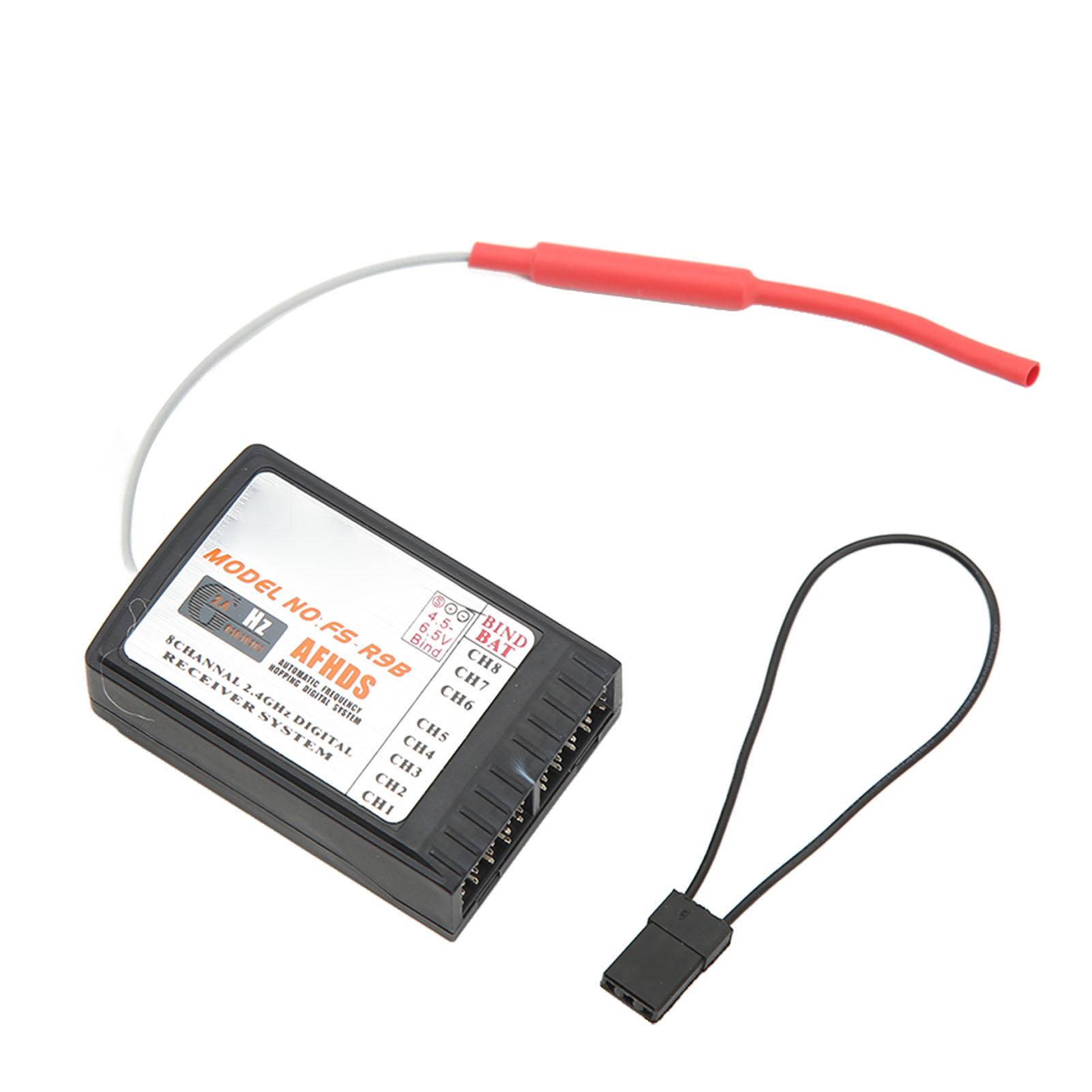 

FS R9B Приймач 2.4 ГГц 8 каналів RC Приймач для FSTH9X FST6 FSGT2B FS CT6B Пульт дистанційного керування