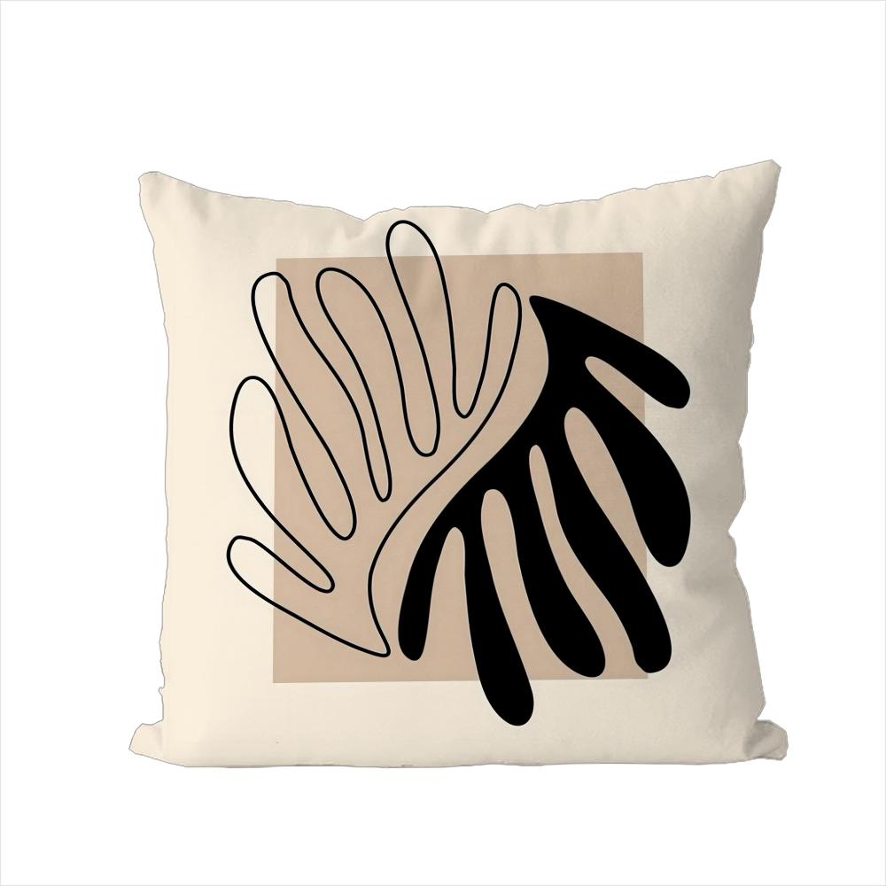 

Classic Modern Flowers Pillow Case For Car Sofa Decorative Home Doublesided Print Plush Square Throw Pillow Cushion Cover 30x30cm