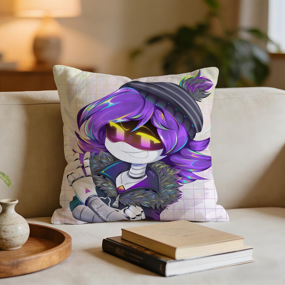 Anime MMurder Drones Cushion Cover Short plush pillowcase for bed sofa carwashable 30x30cm