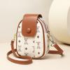 Vertical Zipper Women's Bag Fashionable and Lightweight Single-shoulder Crossbody Mobile Phone Bag