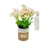 Wild Chrysanthemum Flower Pot Simulated Green Plant Potted Plant For Home Office