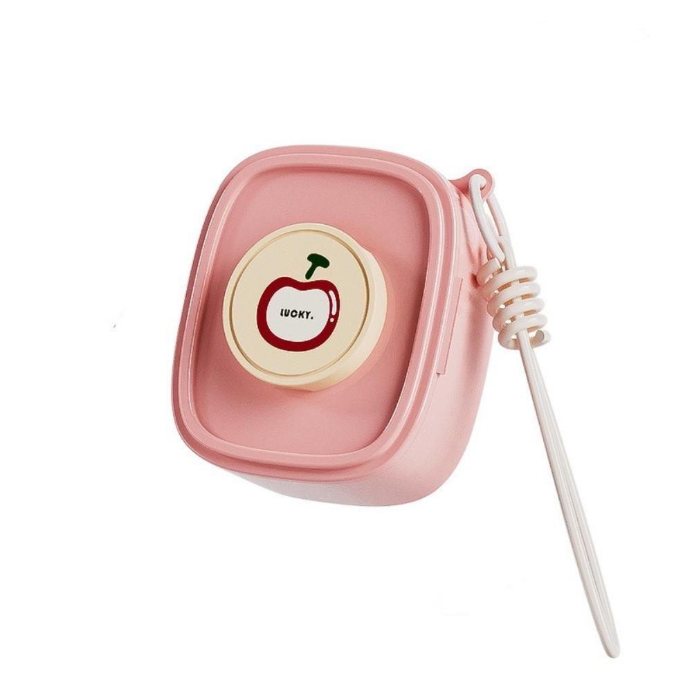 Large Capacity Makeup Storage Box Dust-proof Lipstick Organizer Data Cable Storage Box  Office розовый