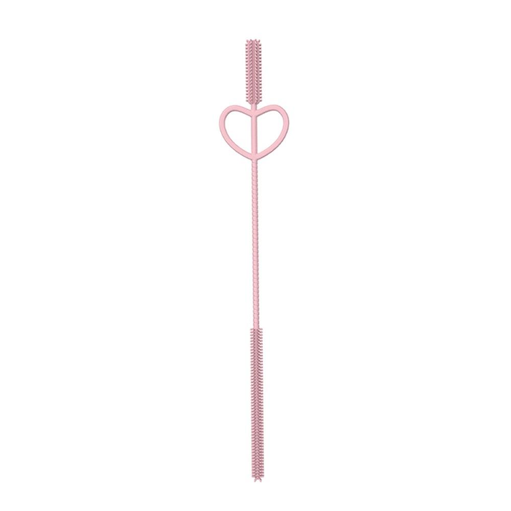 Multifunctional Silicone Straw Brush Soft Hair High Temperature Bottle Straw Brush Cleaning Tools Cleaning Brushes