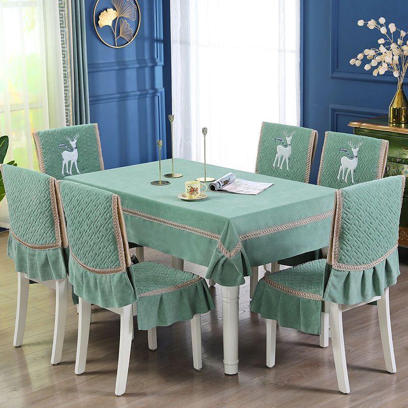 Wysokiej jakości chiński styl pogrubiony kwadratowy obrus biurkowy nowy styl antypoślizgowa poduszka siedziska obrus domowy obrus na krzesło