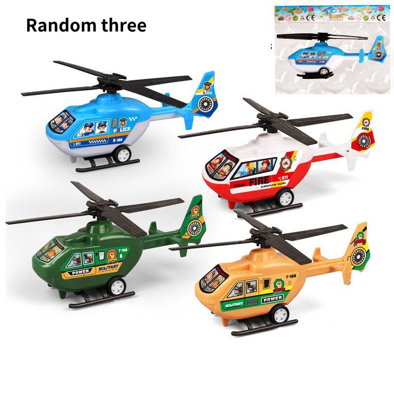 

Childrens Pullback Helicopter Toy Cartoon Mini Airliner Gift Kindergarten