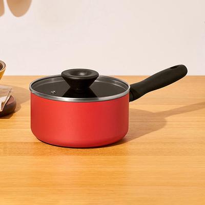 Caçarola Antiaderente de Indução BAUHAUS (16 cm) Sem PFOA Vermelho