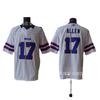 Mens Rugby Jersey T-Shirt With Embroidered Team Player Numbers 14 DIGGS 17 ALLEN Buffalo Bills Fans