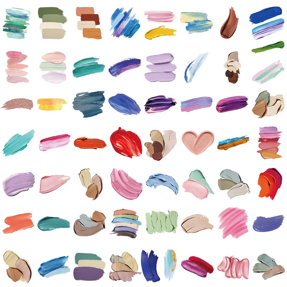 60PCS Dreamy Galaxy Stickers Notebooks Waterproof Aesthetic Cafe Transparent PET Guitars Phone Motorcycle DIY Decorative Sticker