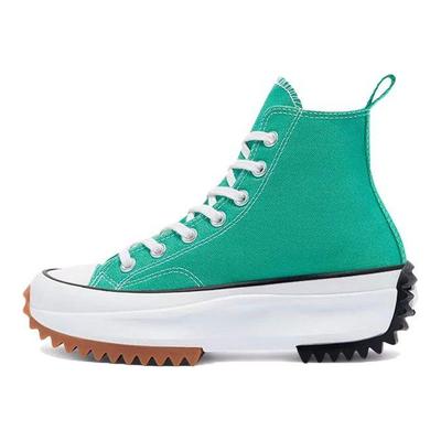 Run Star Hike High Court Green Gum Unisex Sneakers White 170441C