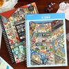 Miniature Scene Collection Book 9.0 Cityscape Scenery Sticker Fun Cartoon Three-dimensional House Diary Educational