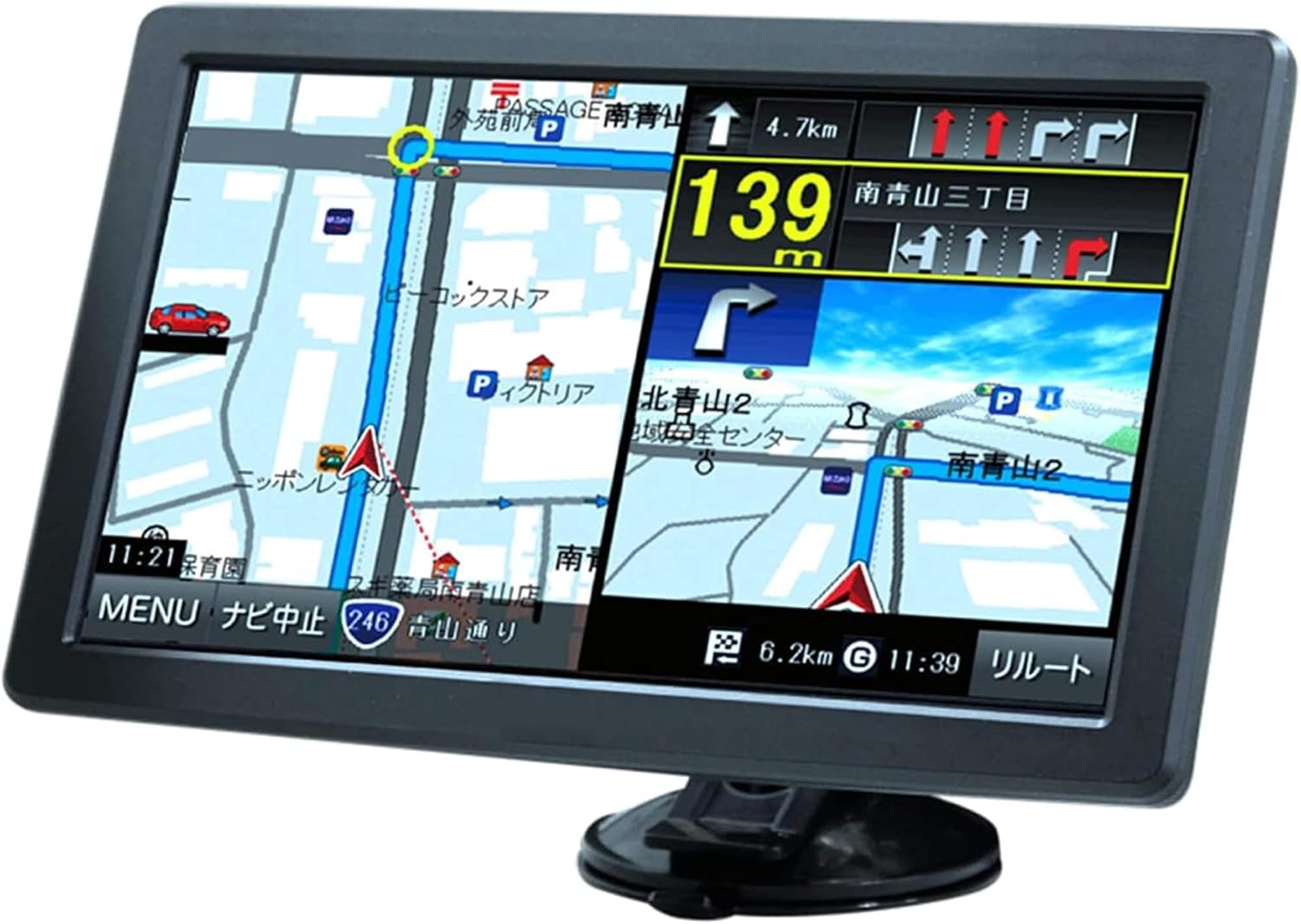 

Портативная автомобильная навигационная система Tokyo Deco с данными о видеорегистраторе, сенсорным экраном, камерах контроля скорости на 2025 год, SD-дисплеем 9 дюймов, картами, телевидением One-Seg, рекордером, записью,