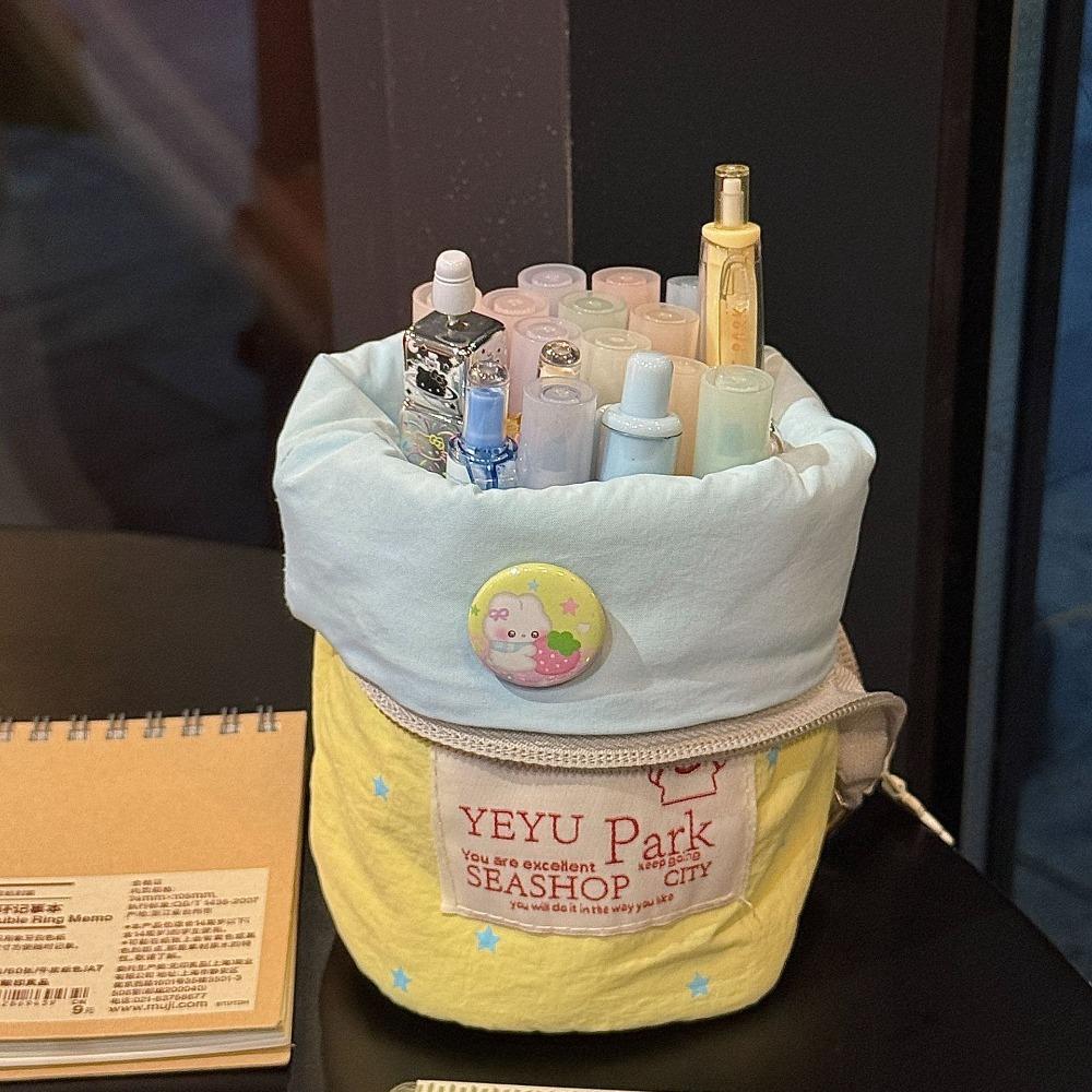 

Stra Polka Dot Pencil Case 2-in-1 Stationery Organizer Portable Stationery Bag Gift 02