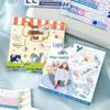 Mu Ran Cute Animal Characters Sticker Book for DIY Journal Collage and Decoration