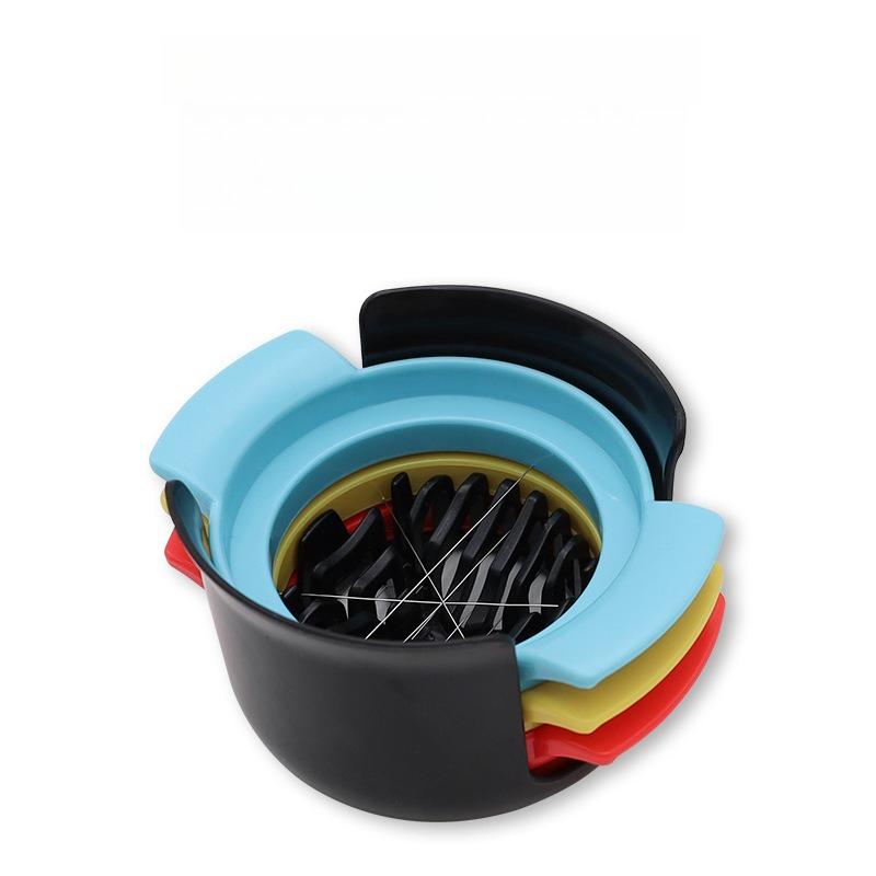 

Multipurpose Stainless Steel Wire Eggs Cutter, Egg Slicer for Hard Boiled Eggs, Fruit Garnish Slicer Kitchen Creative Tool