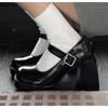 Women's High Heels Pumps Mary Jane Shoes Platform Pink Black Wine Red White Block Heeled Working Party Dance Wedding Shoe Female