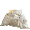 Premium Sense Super Fairy French Princess Style 100 Skin-Friendly Cotton Bed Cover Four-Piece Girl Heart Lace Bed Quilt Cover