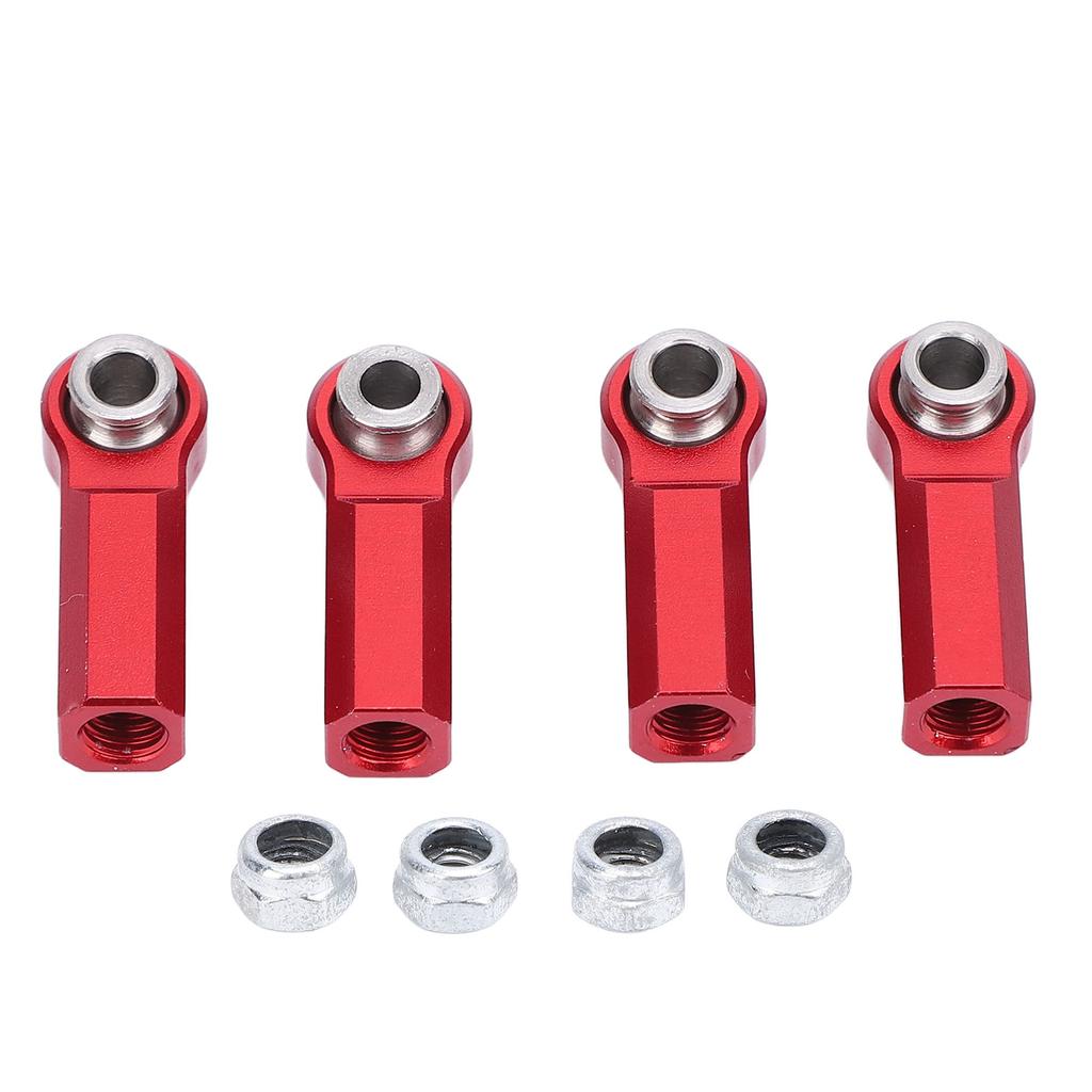 4 Pcs RC Link Rod End M4 Thread CW 7mm High Strength Alloy Ball Joint Head for 1/10 Model Car