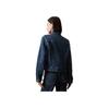Calvin Klein American Vintage Minimalist Label Single-Breasted Collar Long Sleeve Denim Jacket Women Jacket Denim-Blue 40WK731