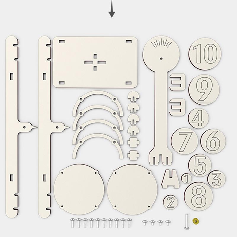Diy Numble Balance Scale Model Kid Stem Technology Science Toys Experimental Tool Kit Teaching Aids For Kid Learning Educational