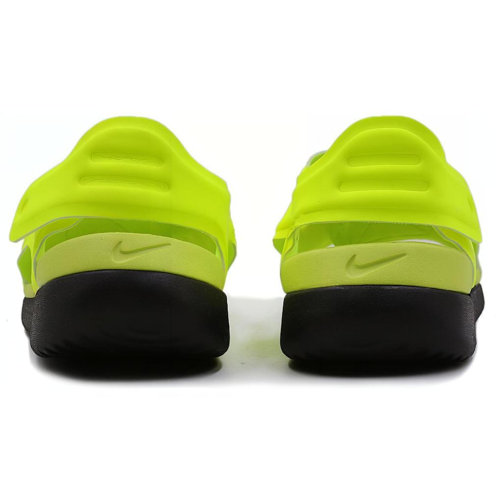 Nike Sandały Dziecięce Sportowe Casualowe Sunray Adjust 5 Sandały Dziecięce Żółto-Czarne AJ9076-700