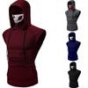 Men Skull Hooded Hoodies T-shirt Tank Tops Vest With Soft Material And Cosplay Style