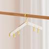 New Portable Travel Foldable Hangers Anti Slip Dormitory Clothes Rack Windproof Household Use Drying Hangers Travel and Business