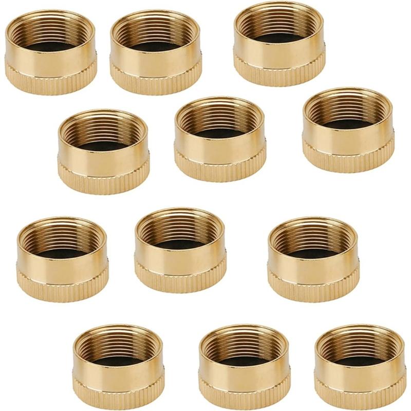 Propane Caps Durable Cylinder Seal Brass Material Great for 1lb Cylinders