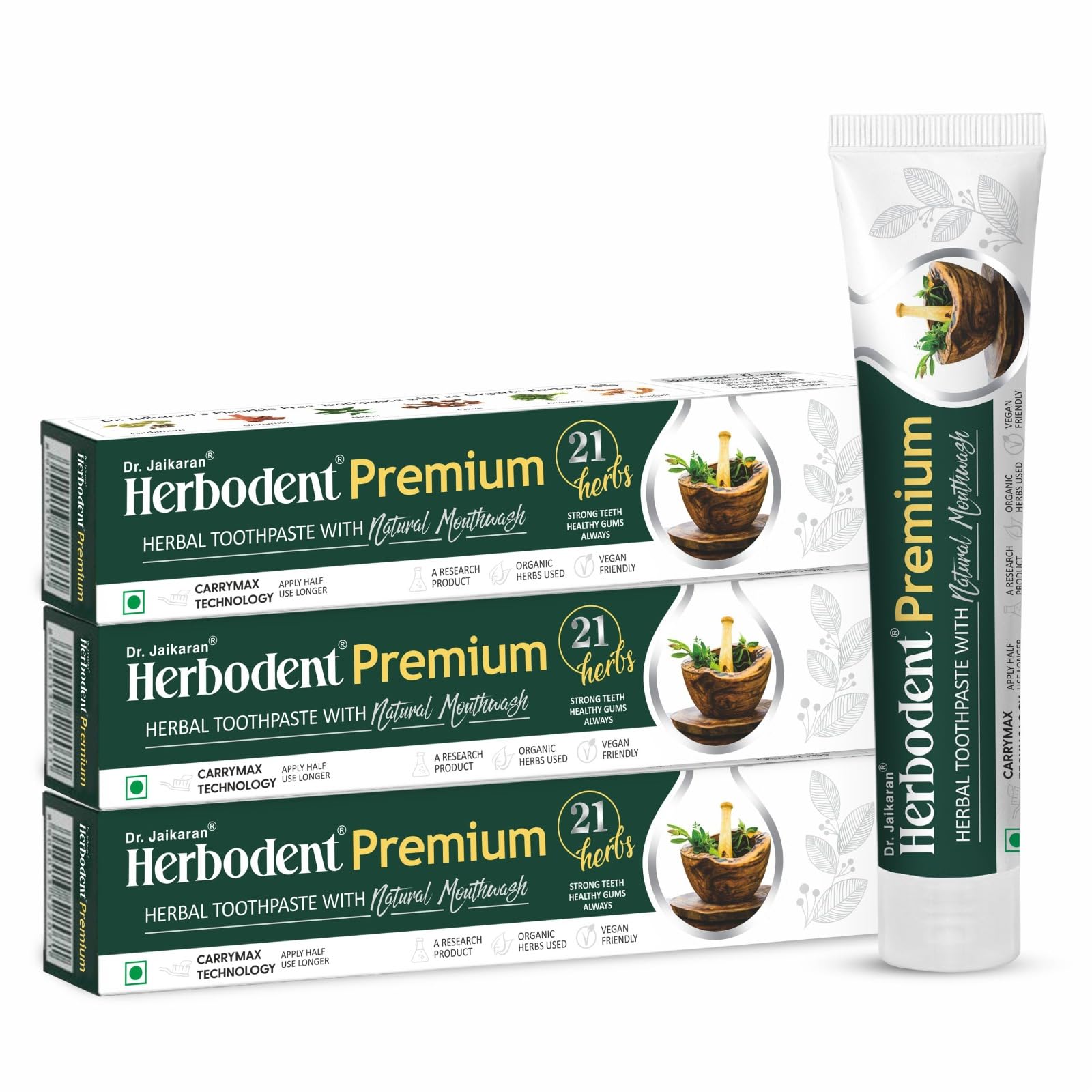Herbodent Premium Gingivitis Prevention Toothpaste-100G Pack