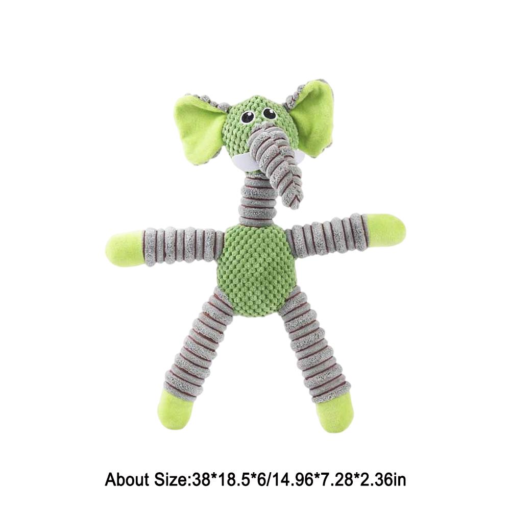 Large Dog Sound Squeaky Toys Squeaky Dog Toys Interactive Dog Toys Squeaky Plush Dog Chew Toys Puppy Chew Toys for Teething