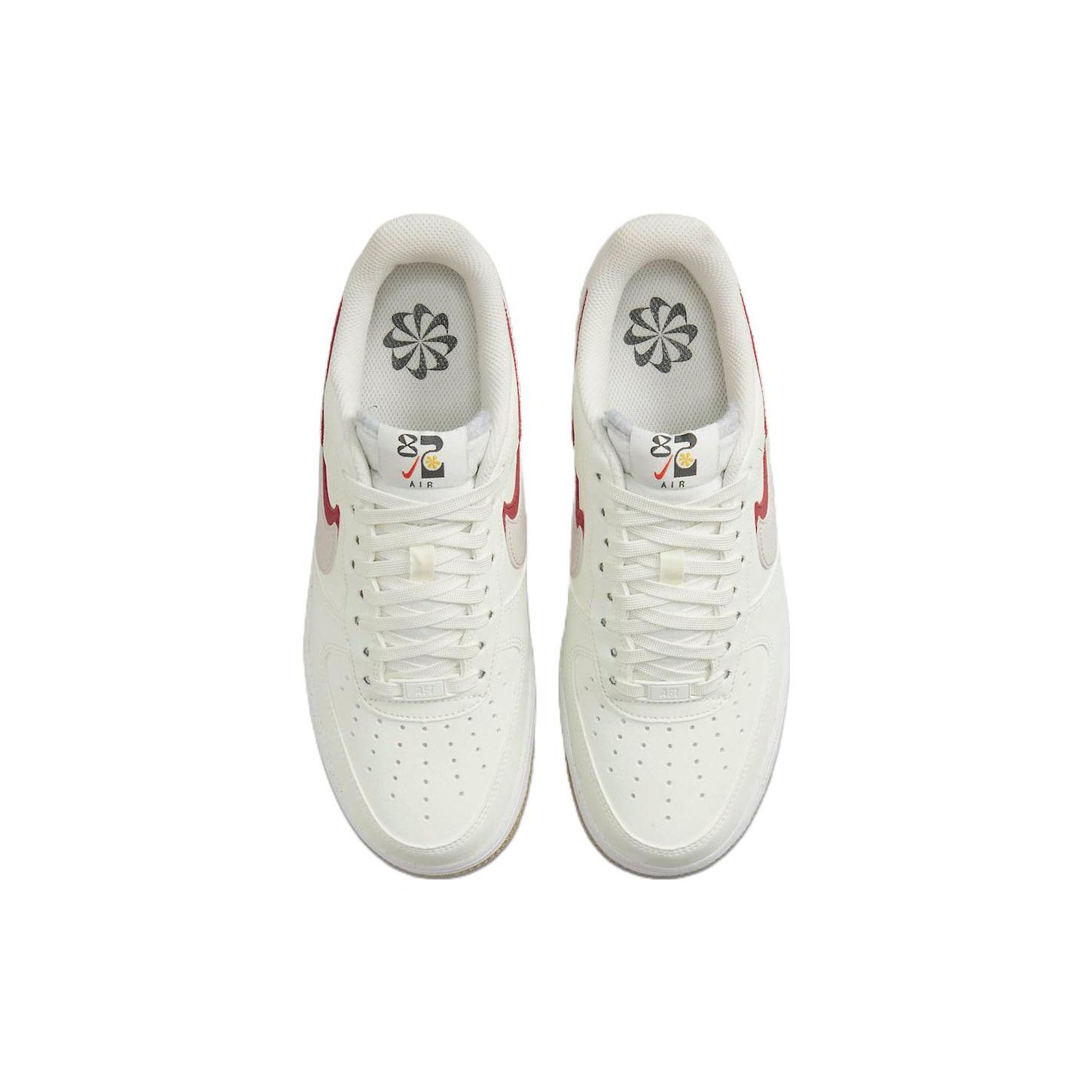 Nike Air Force 1 07 LX 82 — женские кроссовки Sail Cinnabar White Phantom DX6065-101 36.5 — фото 4