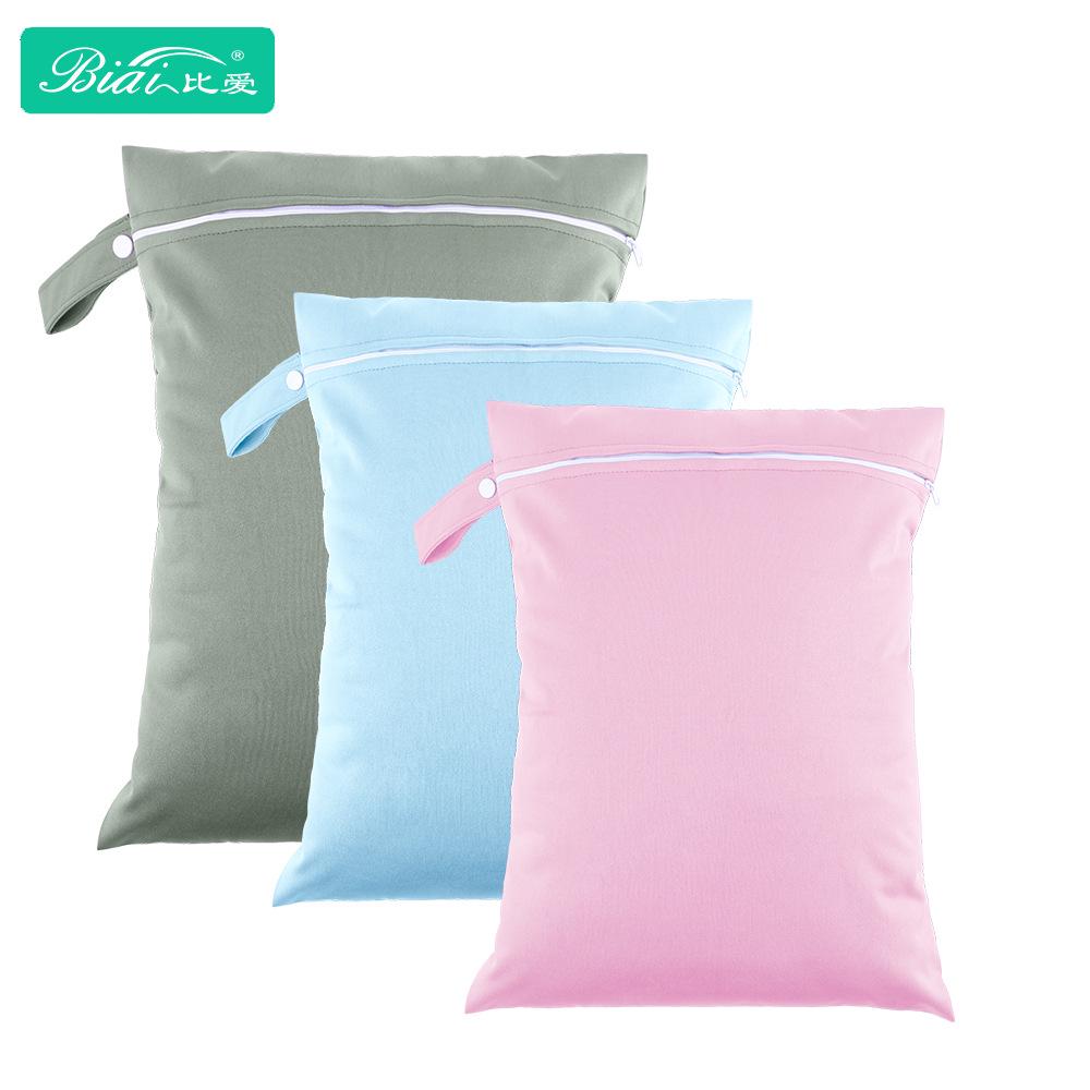 Waterproof 30x40 Diaper Storage Bag: Wet/Dry Separation Mummy Bag, Multifunctional Hanging Pouch