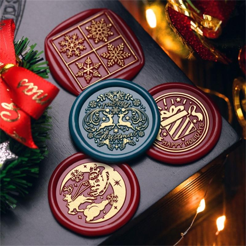 Emboss Sealings Wax Stamp Head Brasses Sealing Stamp Wax Seal Stamp Head Replacement for Envelope Sealing Greeting Card