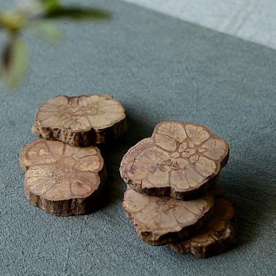 Wood Coasters Table Cup Mat Kitchen Mat Pad For Bar Cocktail 1pcs 10-12cm (diameter) Wintersweet Wood Slices Barware