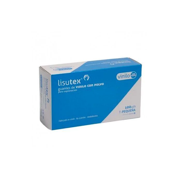 

Перчатки виниловые Lisutex без пудры T/Small 100 шт.