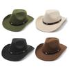 Lightweight Cowgirl Hat with Alloy Rivet Woman Ladies Cowboy Hat Party Western Style Hat Winter Outdoor Sunproof Hat