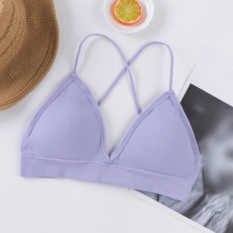Elastisk Gathering Bralette Push Up BH Sommer Anti-light BH Tube Topp Ingen felger BH