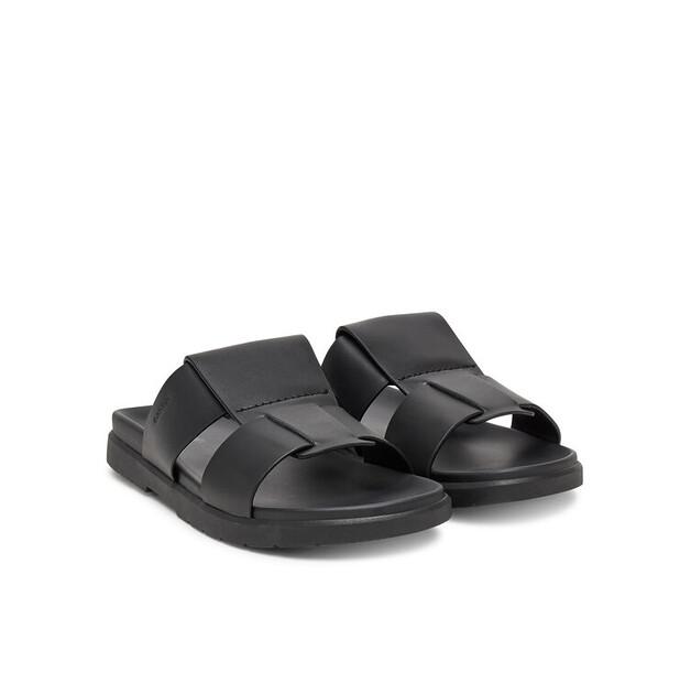 Шлёпанцы Calvin Klein Lug Sandal Double T Lth