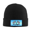 Checkered Flags Race Car Flag Unisex Women Knitted Hat Adult Knit Beanie For Fall Winter Knit Hat Cap