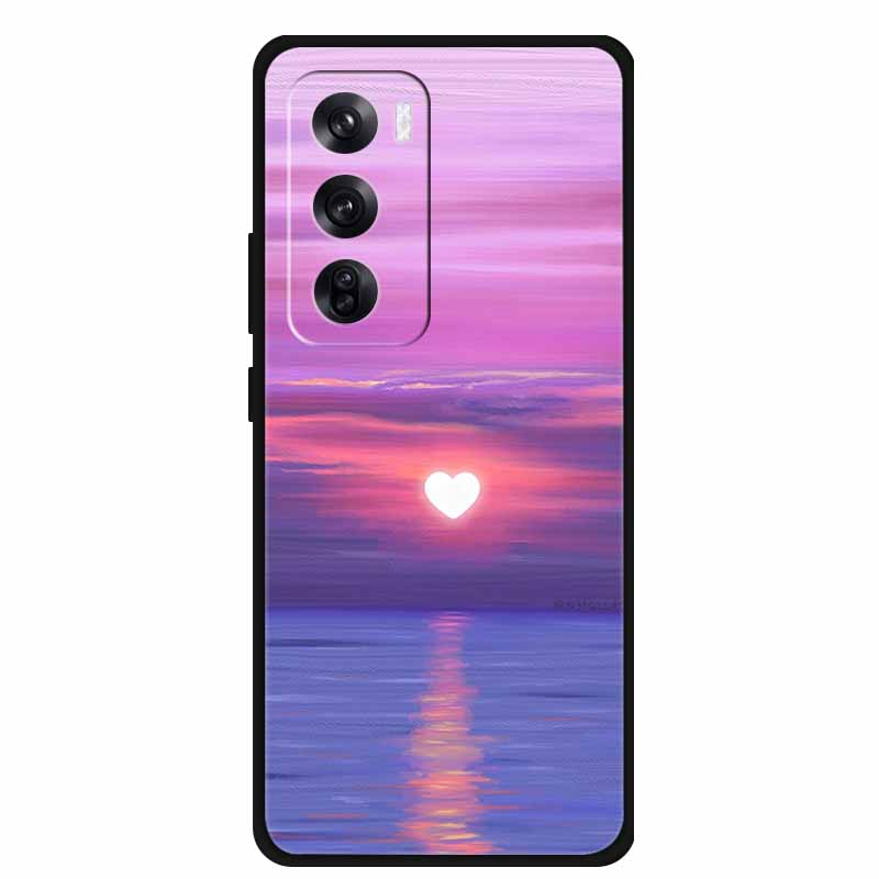 Funda For OPPO Reno 12 / Reno12 Pro Global Case Fashion Printed Soft Silicone Back Cover For Reno12 Pro Cat Phone Case Reno12 5G