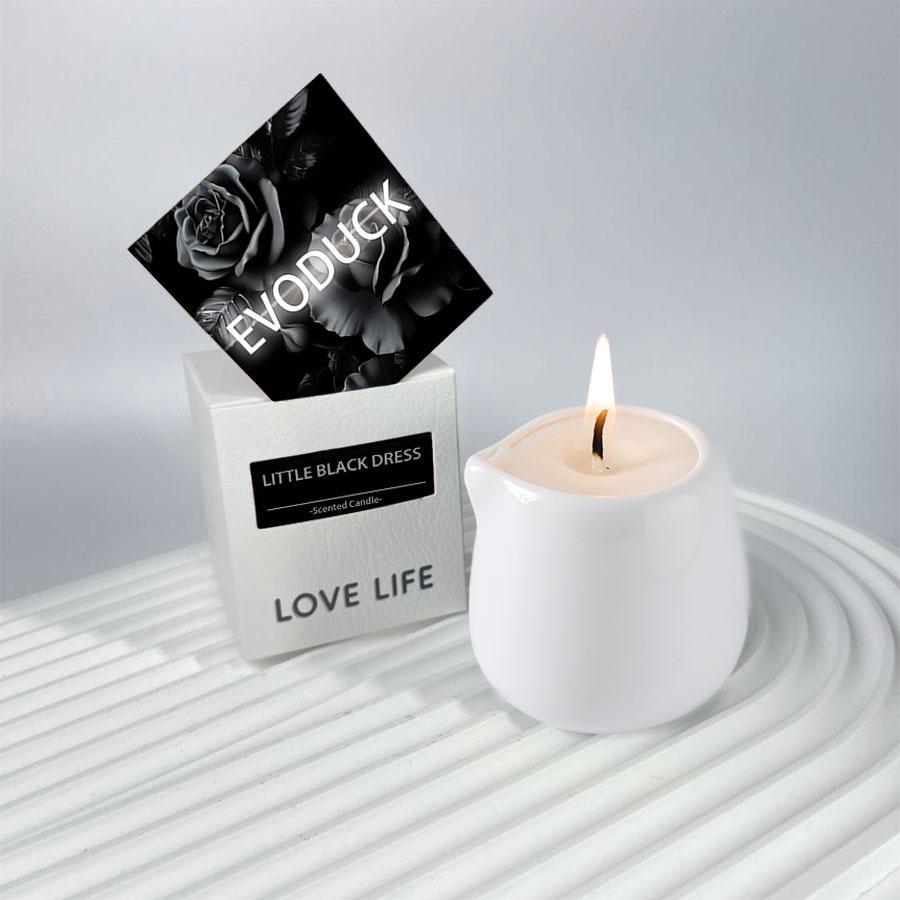 Fruity scented natural massage oil candle. Low heat. 1.69 oz, coconut wax. Hydrating. For home & V-Day. Natural luxury. Soothing