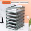A3A4 Metal File Holder & Multi-layer Office Storage Rack