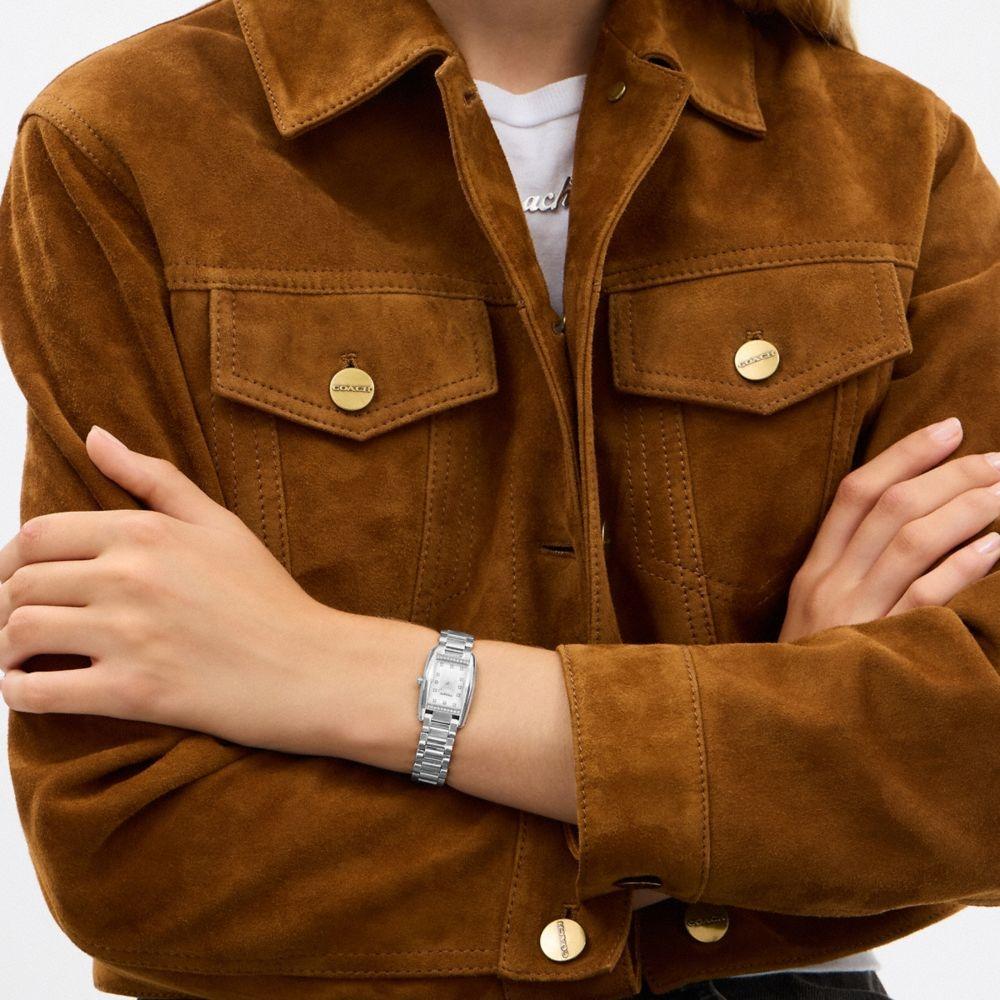 Coach Reese Watch  20 Mm X 30 Mm Cct11 Stainless Steel